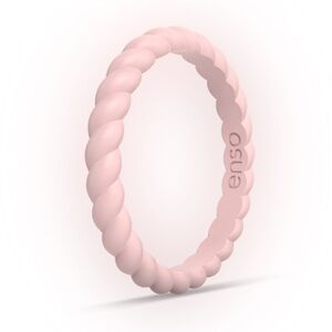 NWT Enso‎ Rings Braided Stackable Bundle Pink Sand and Misty Grey